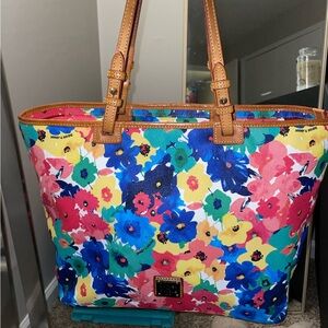 Dooney & Bourke Watercolor Leisure Shopper Tote
